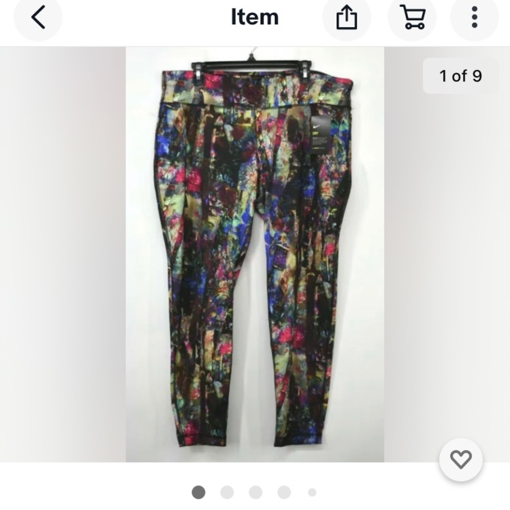 Multi colored leggings size L